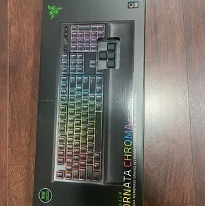 Razer Orneta Chrome  Wired Gaming Mecha-Membrane Keyboard With RGB Black Li
